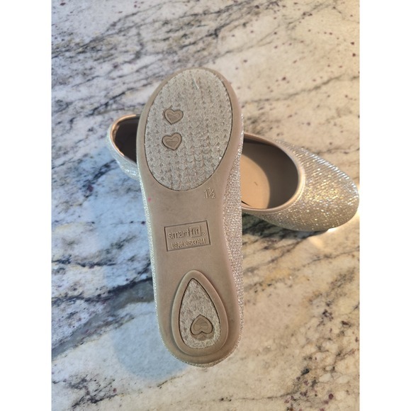 Gold glittery flats girls 1.5‎ smartfit - Picture 4 of 4